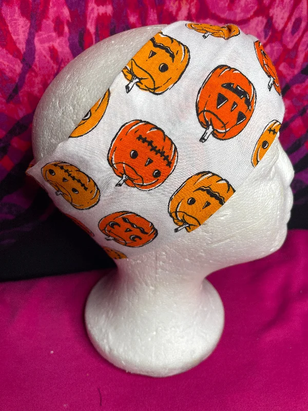 Halloween Scary Pumpkin Turban Twist