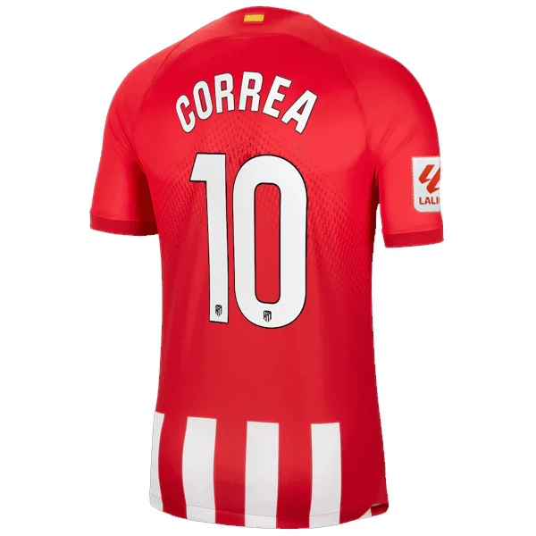 Nike Atletico Madrid Ángel Correa Home Jersey w/ La Liga Patch 23/24 (Sport Red/Global Red)