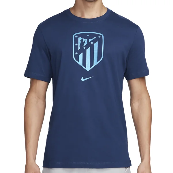 Nike Atletico Madrid Crest T-Shirt (Blue Void)