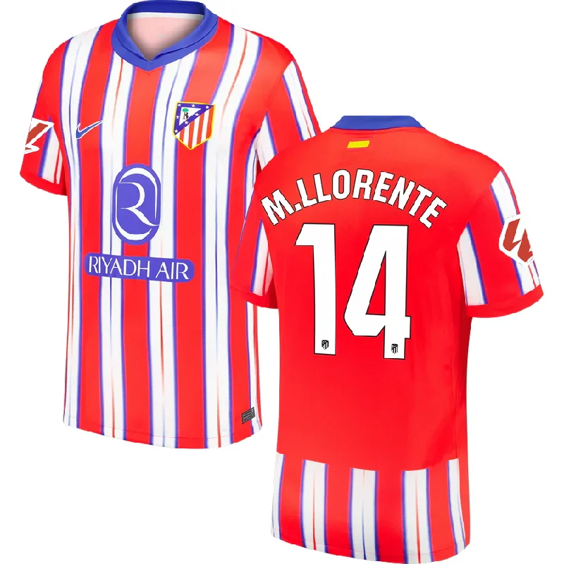 Nike Atletico Madrid Marcos Llorente Home Jersey w/ La Liga Patch 24/25 (Hyper Royal/Light Crimson)