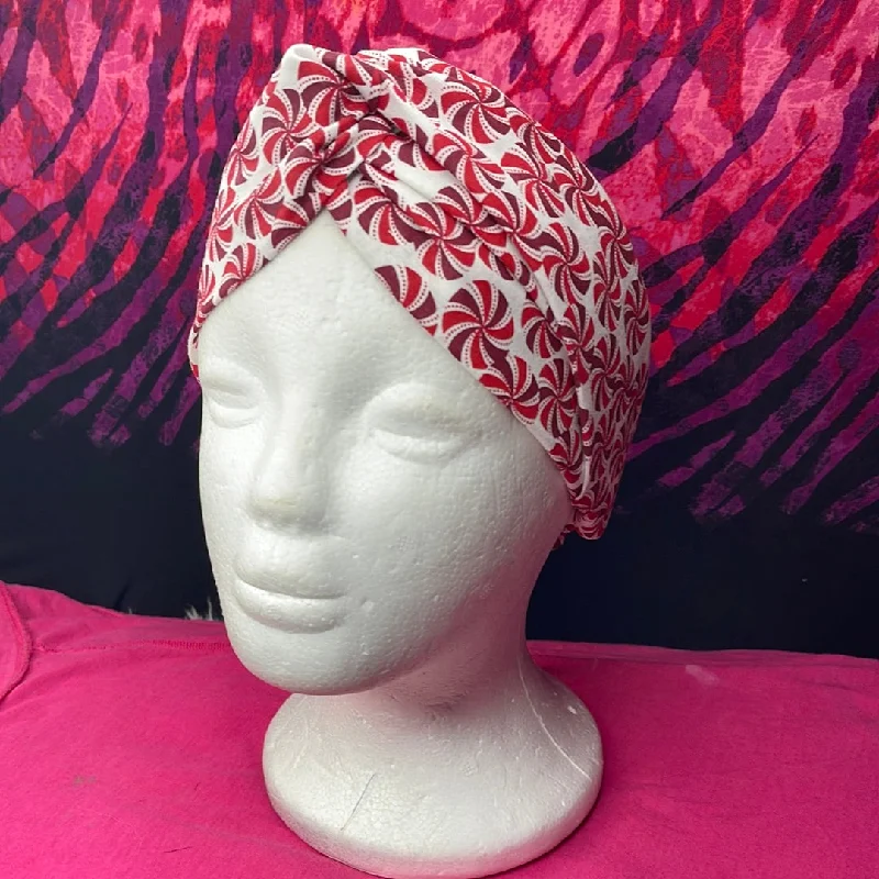 Peppermint Knotted Turban Twist