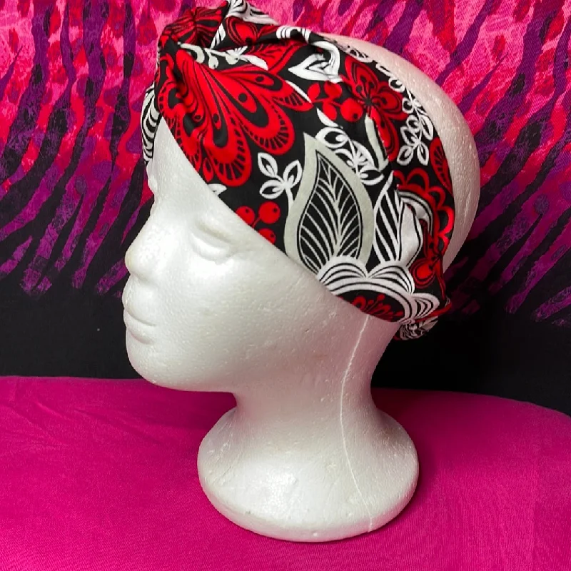 “Floral” Turban Twist Diva Headband