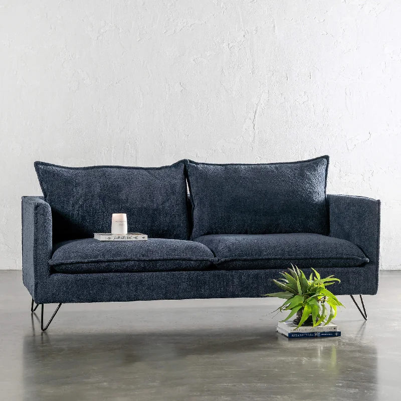 SEVILLA 2.5 SEATER SOFA  |  REEF NAVY BOUCLE