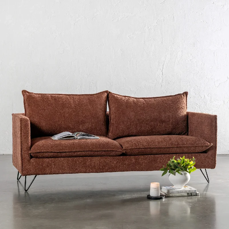 SEVILLA 2.5 SEATER SOFA  |  CARMEN RUST BOUCLE