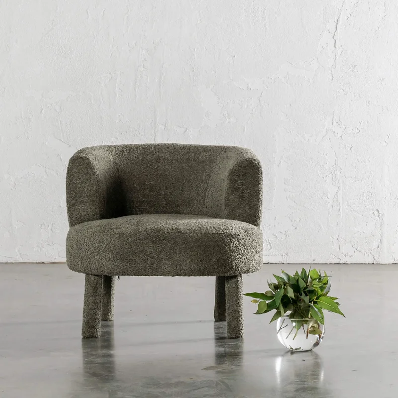 SEVILLA CURVE ARMCHAIR  |  MANGROVE LEAF BOUCLE