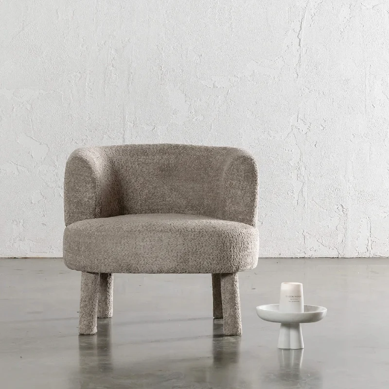 SEVILLA CURVE ARMCHAIR  |  SAHARA DUNE BOUCLE