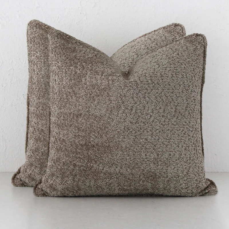 SEVILLA CUSHION BUNDLE X2  |  50 X 50  |  SAHARA DUNE BOUCLE