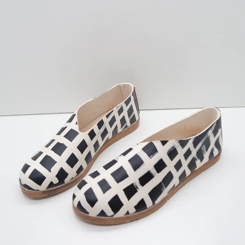 THE RAE. REVERSE GINGHAM. NORI