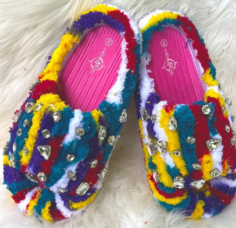 Glitz & Stitch Yarn Slides with Detailed Glass Rhinestones