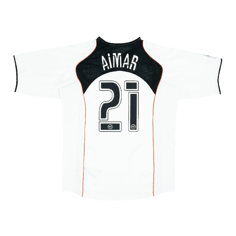 VALENCIA 2004-05 HOME SHIRT - AIMAR 21 - L