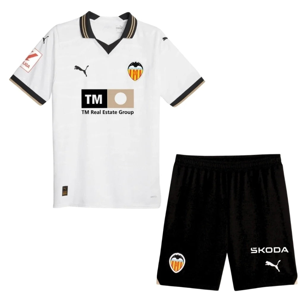 CAMISETA VALENCIA I 23/24 CONJUNTO INFANTIL