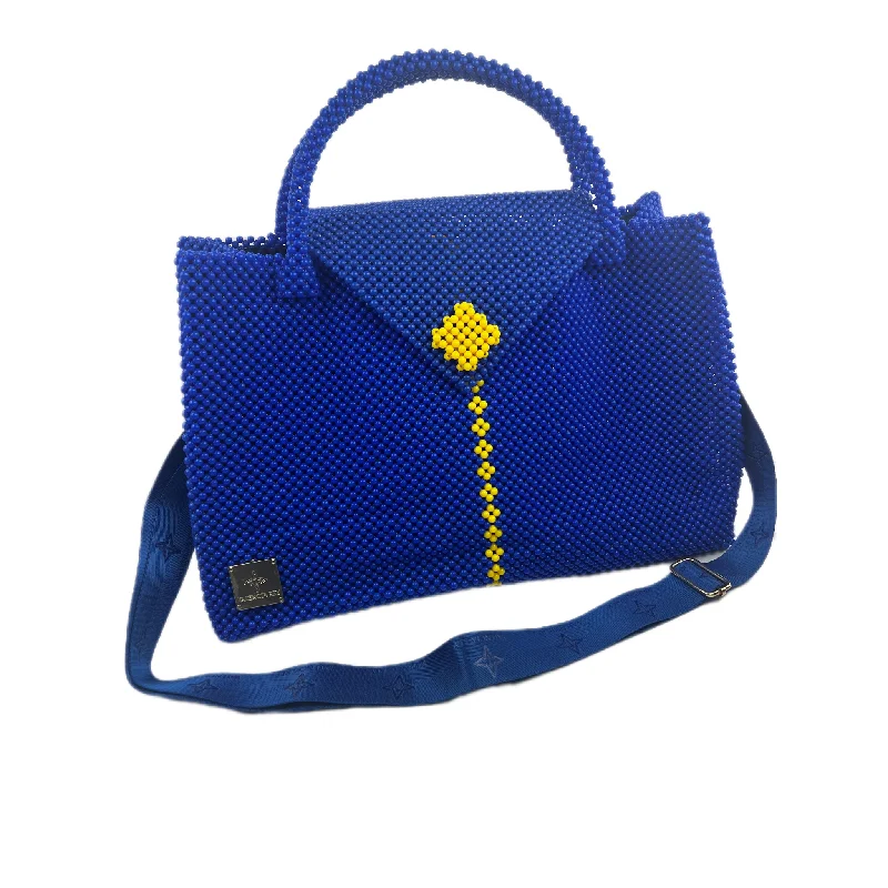 VALENCIA KEY AMBITION Large Structured Royal Blue Tote