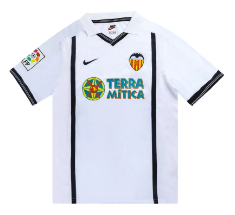 Valencia Retro Soccer Jersey Home Replica 2000/01