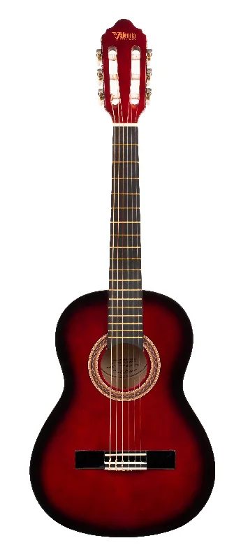 Valencia 100 Series 1/2 Classical Guitar - Red