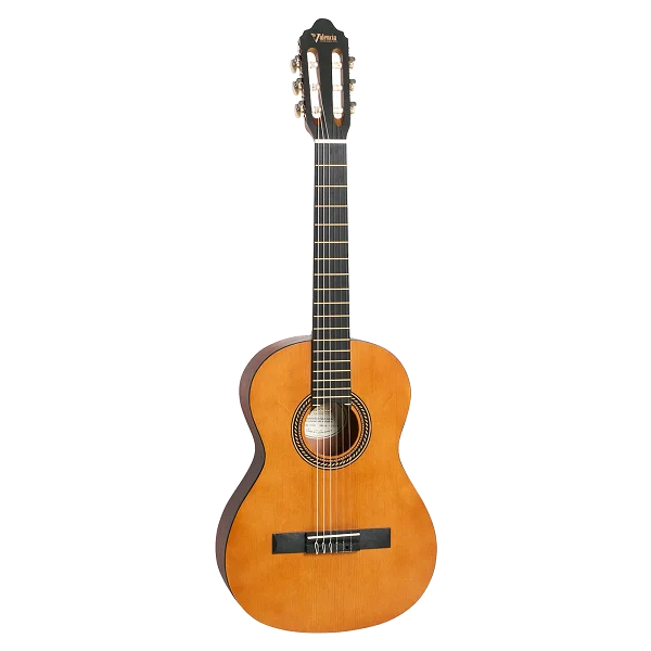 Valencia VC204 - 4/4 Size Classical Guitar - Natural Satin