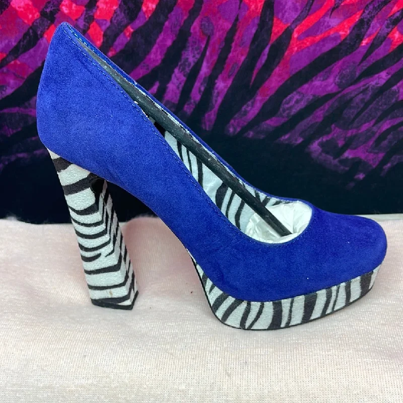 Vintage Navy Zebra Stripe